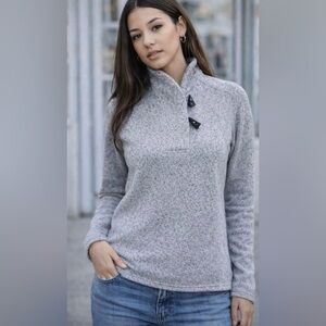 The North Face Women's Crescent Ridge Shawl Pullover Sweater w/Toggles. Size S